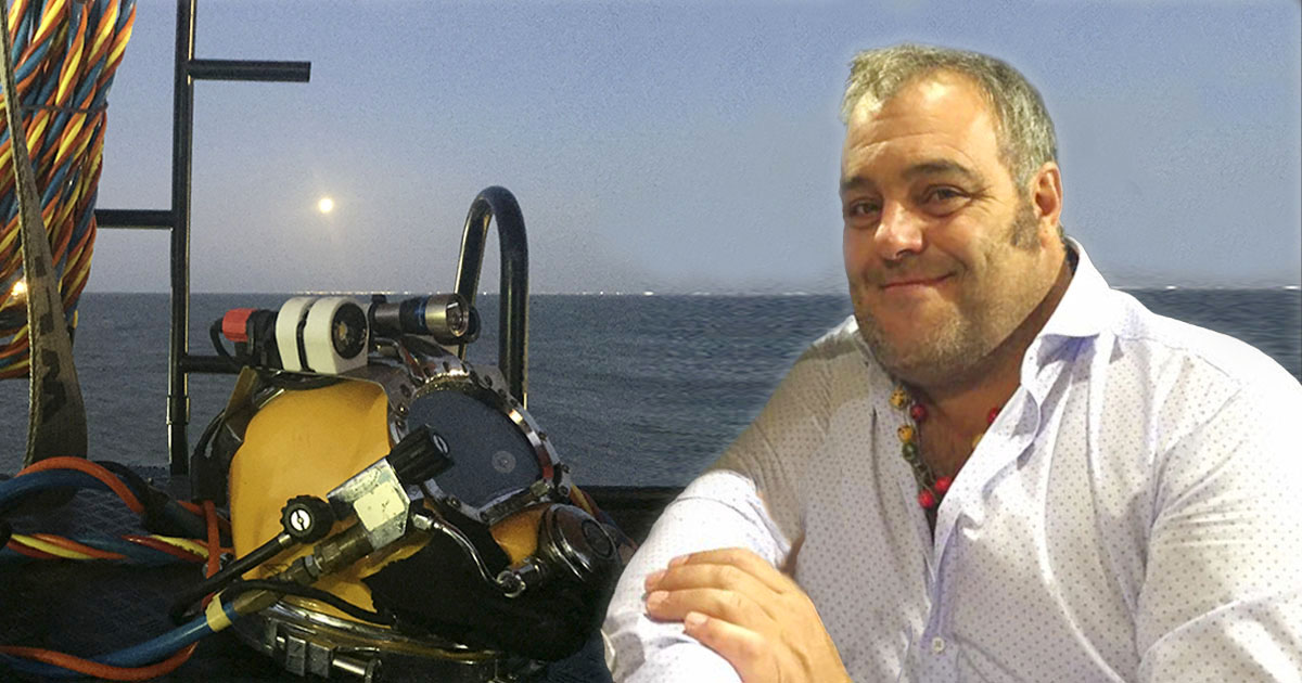 Carlos Fernández,aboga por la formación para el buzo profesional